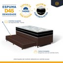 Ver imagem 5 de Cama Box com Colchão de Espuma D45 Pillow In Anjos Ortoconfort + Auxiliar Unique Solteiro 88cm