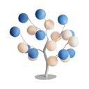Ver imagem 2 de Luminária de Mesa Árvore de Luz Estilo Bonsai com Bolinhas Bivolt (azul e Branco)