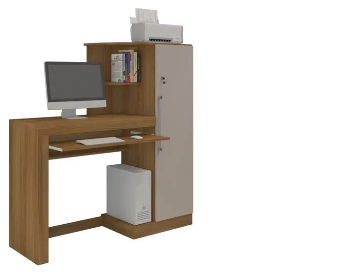 Escrivaninha Mesa Para Computador Aroeira Candian Nobre - Jcm Movelaria NORONHA/CAFE