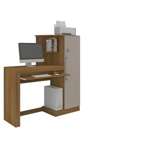 Escrivaninha Mesa para Computador Aroeira Candian Nobre - JCM Movelaria Noronha/Cafe