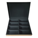 Ver imagem 1 de Caixa para 08 Óculos Flocada em Preto Josely Flocados