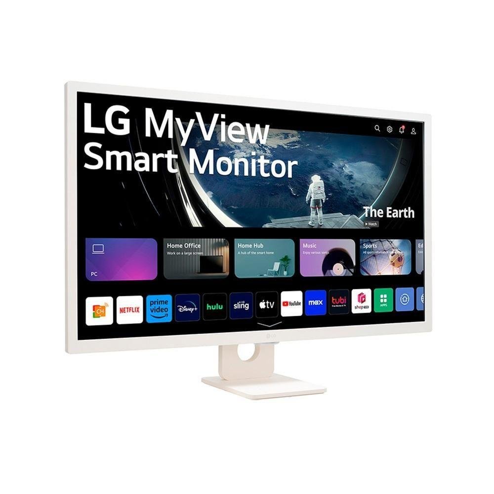 Monitor Lg 32" Myview Smart 8ms 60hz Ips Bluetooth Branco 32sr50f-w - 3