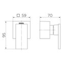 Ver imagem 2 de Acabamento Base Deca 3/4" Docol New Edge Cobre Polido 925830