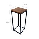 Ver imagem 3 de Kit Mesas Mesinhas Auxiliar Decoração Estilo Industrial MEZANINO FERRO E MADEIRA MINAS ARTE PRÓPRIA 