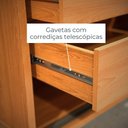 Ver mais imagens de Guarda Roupa Matisse 210cm em Mdf 100% com Cabideiro Extensivel - Cumaru Madetec