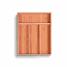 Suporte Talher de Bambu 33x25cm - Dolce Home - 1
