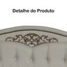 Cabeceira mais Calçadeira Casal King 195cm Para Cama Box Greta Suede Bege - DS Estofados - 5