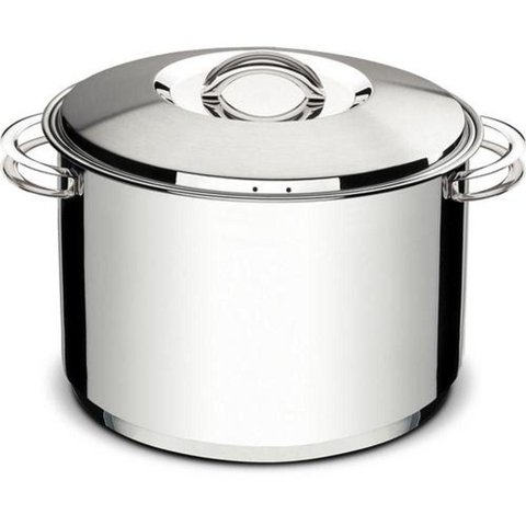 Caldeirão Tramontina Solar em Aço Inox Fundo Triplo com Tampa e Alças 28 cm 11,9 L