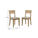 Ver imagem 5 de Conjunto Mesa Rubi com 6 Cadeiras Madeira Pinus Freijó - Finestra