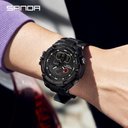 Ver imagem 2 de Relógio Sanda Esportes Militar Cronômetro Display Duplo M50