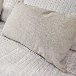 Capa para Almofada em Bouclé Retangular Várias Cores Cor:bege - 2