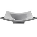 Ver imagem 5 de Cuba de Apoio Para Banheiro Lavabo C01 Folha F44 Cinza - Lyam Decor