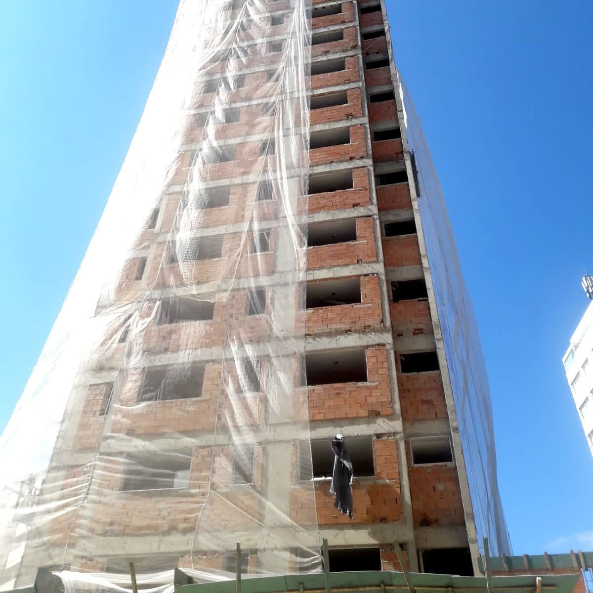 Tela de Fachadeira Leve/econômica Branca 3x100m (300m²) - 2