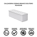 Ver imagem 3 de Calçadeira Baú Solteiro 90cm Branco