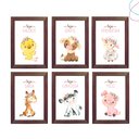 Ver imagem 1 de Quadro Decoração Animais da Fazenda Menina:tabaco
