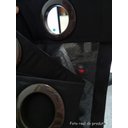 Ver imagem 2 de Cortina Roma Para Sala e Quarto 4,00 x 2,50 Admirare: Preta