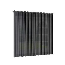 Cortina Roma Para Sala e Quarto 4,00 x 2,50 Admirare: Preta - 1