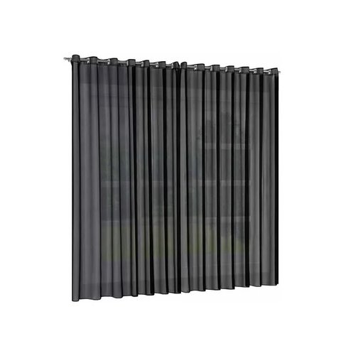 Cortina Roma Para Sala e Quarto 4,00 x 2,50 Admirare: Preta