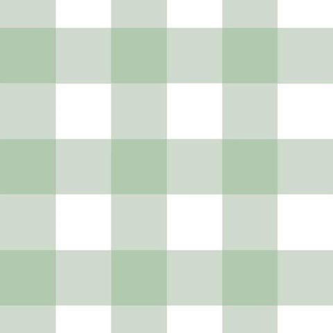 Papel de Parede Doce Estilo Xadrez Verde 81956