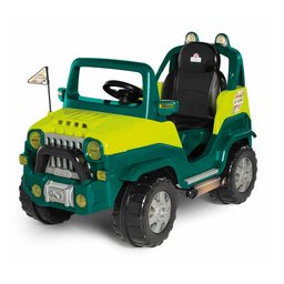 Carrinho Diipi Passeio Empurrador com Pedal Premium Criança Divertido Andador Cor Verde - 2