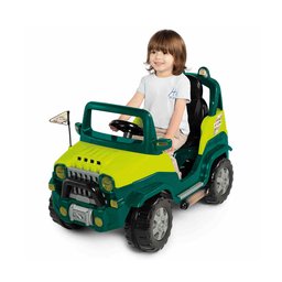 Carrinho Diipi Passeio Empurrador com Pedal Premium Criança Divertido Andador Cor Verde - 3