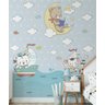Papel de Parede ursinho Lua nuvem marinheiro mar M² PP109 - 2