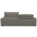 Ver imagem 6 de Sofá Retrátil Reclinável para Sala 3 Lugares 210cm Senzi F04 Veludo Marrom Claro - Lyam Decor