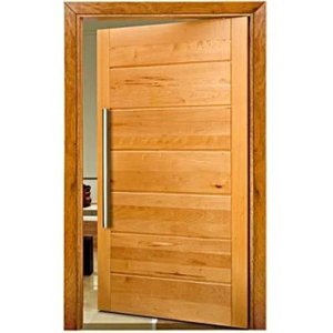 Porta Pivotante de Madeira Maciça Bbb 2,14x0,98 C/puxador e Fechadura