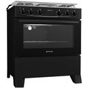 Ver imagem 6 de Fogão De Piso Atlas 5 Bocas Monaco Plus Preto Bivolt