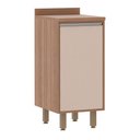 Ver imagem 1 de Balcão de Cozinha com Tampo 40 Cm 1 Porta de Abrir 1 Prateleira Lari Luciane Móveis