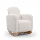 Ver imagem 5 de Poltrona de Amamentação com Balanço Orgânica Saori W01 Bouclê Cru - Lyam Decor