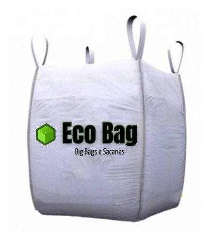 Saco Big Bag 1000 Kg 1m³ 90x90x120 Resistente Reforçado