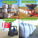 Ver imagem 6 de Saco Big Bag 1000 Kg 1m³ 90x90x120 Resistente Reforçado
