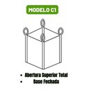 Ver imagem 3 de Saco Big Bag 1000 Kg 1m³ 90x90x120 Resistente Reforçado