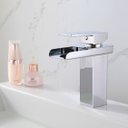 Ver imagem 2 de Torneira Monocomando para Lavatório de Banheiro Cascata Cromada Luxo Me13