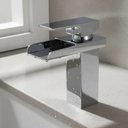 Ver imagem 5 de Torneira Monocomando para Lavatório de Banheiro Cascata Cromada Luxo Me13