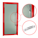Ver imagem 2 de Porta Alumínio Murano c/Puxador D.Vermelho 100 Brimak