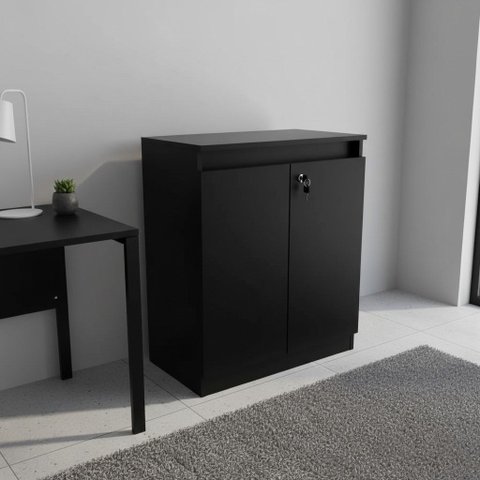 Armário com Chave Compacto Multiuso 2 Portas 60cm Móvel na Caixa