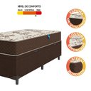 Ver imagem 6 de Cama Box Baú Solteiro Colchão Espuma D33 Marquês 88x188x60cm Marrom -Suporta até 90kg Por Pessoa