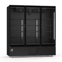 Ver imagem 1 de Visa Cooler Premium Extra Frio 3 Portas Vidro Aquecido Inverter Preto/preto Vcefpr3p 220v -