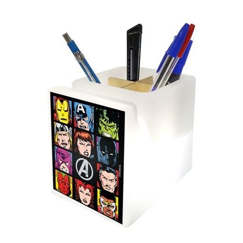 Organizador de Mesa Iluminado Personagens Marvel