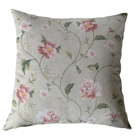 Capa de Almofada Impermeável Estampa Digital 100% Algodão 43CMX43CM:Havana - Floral Romântica