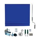 Ver imagem 1 de Toldo Cortina Azul - 2,70m X 1,90m - Kit Completo