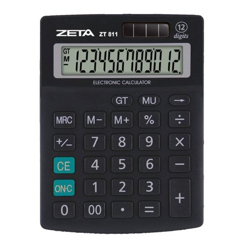 Calculadora Mesa 12 Dig. Zeta Zt-811 Auto Power Off