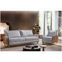 Ver imagem 5 de Conjunto Living 4 Lugares Sofá Poltronas Dubai Cinza