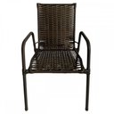 Ver imagem 2 de Cadeira para Jardim Tropical Vime Fibra Sintética - Wj Design