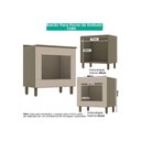 Ver imagem 6 de Cozinha Modulada Connect 8 Peças 5 Aéreos + 2 Balcões + 1 Complemento C5p68 Duna Cristal2 Aéreos