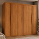 Ver imagem 1 de Guarda-Roupa Casal 100% MDF com 6 Portas e 6 Gavetas 273cm Multimóveis CR35530 Madeirado