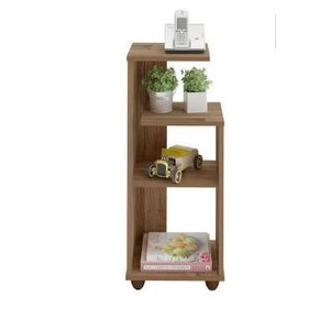 Mesa Lateral para Telefone em Mdf Madeirado [f031]