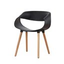 Ver imagem 5 de Kit 4 Cadeiras de Jantar Onda Preta Poltrona Confortável Grande White Arrow